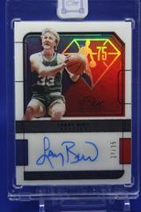 Larry Bird [Purple] Basketball Cards 2021 Panini One and One 75th Team Signatures Prices