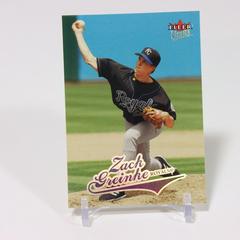 Zack Greinke Baseball Cards 2004 Ultra Prices