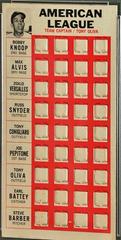 Tony Oliva Baseball Cards 1967 Topps Punch Outs Prices