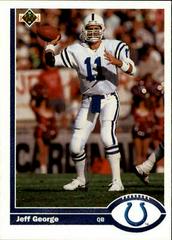 Jeff George Football Cards 1991 Upper Deck Prices