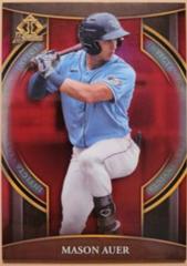 Mason Auer [Red] Baseball Cards 2023 Bowman Chrome Invicta Prices