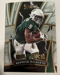 Kenneth Walker III #SPKW Football Cards 2022 Panini Select Draft Picks Sparks Prices