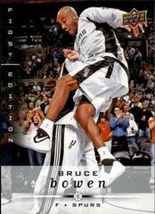 Bruce Bowen Basketball Cards 2008 Upper Deck First Edition Prices