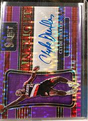 Clyde Drexler [Purple Pulsar] Basketball Cards 2021 Panini Select In Flight Signatures Prices