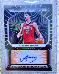 Alperen Sengun [Orange] #RES-APS Basketball Cards 2021 Panini Obsidian Rookie Eruption Signatures Prices