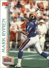 Mark Rypien Football Cards 1992 Pro Set Prices