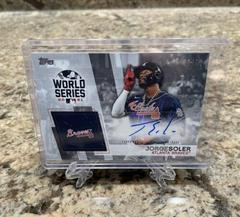 Jorge Soler #WCA-JS Baseball Cards 2022 Topps World Series Champion Autographs Prices