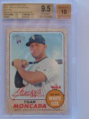 Yoan Moncada [Red Ink] Baseball Cards 2017 Topps Heritage Real One Autographs Prices