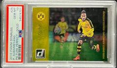 Pierre Emerick Aubameyang [Gold] #25 Soccer Cards 2016 Panini Donruss Picture Perfect Prices