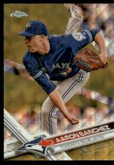 Aaron Sanchez [Gold Wave] #44 Baseball Cards 2017 Topps Chrome Prices