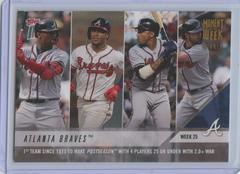 Atlanta Braves Baseball Cards 2018 Topps Now Moment of the Week Prices