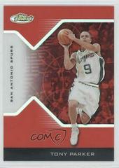 Tony Parker [Refractor] Basketball Cards 2004 Finest Prices