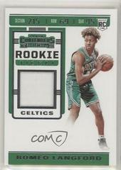 Romeo Langford Basketball Cards 2019 Panini Contenders Rookie Ticket Swatches Prices