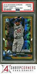Sandy Koufax [Gold Refractor] #BNR-SK Baseball Cards 2018 Bowman Chrome National Convention Prices