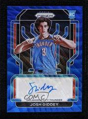 Josh Giddey [Blue Wave] #RS-JGI Basketball Cards 2021 Panini Prizm Rookie Signatures Prices