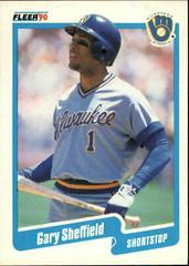 Gary Sheffield #336 Baseball Cards 1990 Fleer Prices