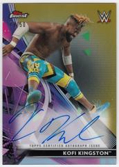 Kofi Kingston [Gold] Wrestling Cards 2021 Topps Finest WWE Roster Autographs Prices