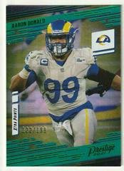 Aaron Donald [Xtra Points Green] #99 Football Cards 2021 Panini Prestige Prices