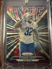 D'Andre Swift [Gold Vinyl Prizm] #H-14 Football Cards 2021 Panini Prizm Hype Prices