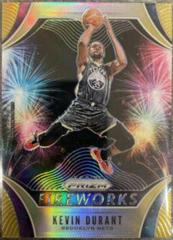 Kevin Durant [Gold Prizm] Basketball Cards 2019 Panini Prizm Fireworks Prices