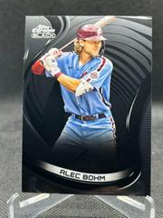 Alec Bohm #76 Baseball Cards 2022 Topps Chrome Black Prices