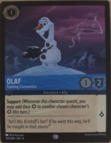 Olaf - Trusting Companion [Foil] #150 Lorcana Ursula's Return