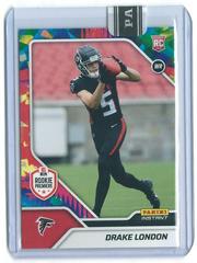 Drake London [Versicolor] #FL4 Football Cards 2022 Panini Instant RPS First Look Prices