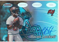 Aaron Lockett [Autograph Blue] #118 Football Cards 2002 Bowman's Best Prices