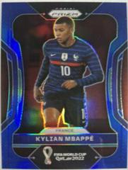 Kylian Mbappe [Blue] Soccer Cards 2022 Panini Prizm World Cup Prices