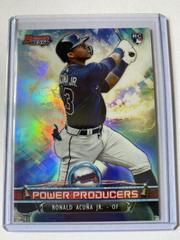 Ronald Acuna Jr. Baseball Cards 2018 Bowman's Best Power Producers Prices