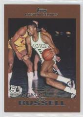 Bill Russell [Copper] #6 Basketball Cards 2007 Topps Prices