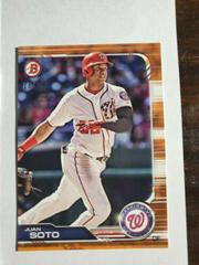 Juan Soto [Orange] #92 Baseball Cards 2019 Bowman Prices