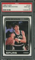 Frank Brickowski #103 Basketball Cards 1988 Fleer Prices