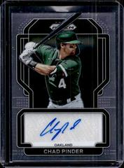 Chad Pinder #S-CP Baseball Cards 2022 Panini Prizm Signatures Prices