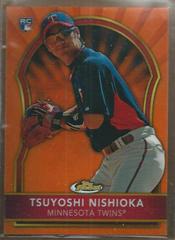 Tsuyoshi Nishioka [Refractor] #73 Baseball Cards 2011 Finest Prices