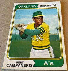 Bert Campaneris #155 Baseball Cards 1974 O Pee Chee Prices