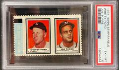 Whitey Ford [Joe Torre] Baseball Cards 1962 Topps Stamp Panels Prices