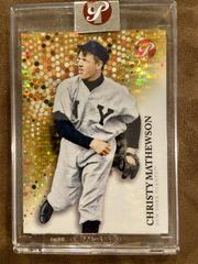 Christy Mathewson [Encased Gold] #10 Baseball Cards 2022 Topps Pristine Prices