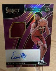 Evan Mobley [Purple Pulsar] #RS-EMB Basketball Cards 2021 Panini Select Rookie Signatures Prices