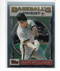 Matt Williams #25 Baseball Cards 1993 Finest Prices