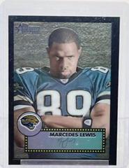 Marcedes Lewis [Black Refractor] #THC24 Football Cards 2006 Topps Heritage Chrome Prices