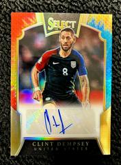 Clint Dempsey [Tie Dye] Soccer Cards 2016 Panini Select Signatures Prices