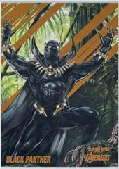 Black Panther [Orange Foil] Marvel 2022 Ultra Avengers Prices