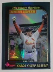 Will Clark [Retrofractor] #325 Baseball Cards 2001 Topps Chrome Prices