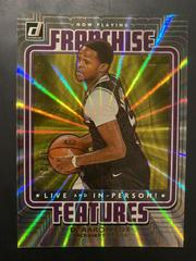 De'Aaron Fox [Yellow Laser] Basketball Cards 2021 Panini Donruss Franchise Features Prices