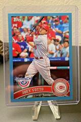 Joey Votto [Blue] #10 Baseball Cards 2011 Topps Opening Day Prices