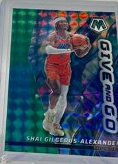 Shai Gilgeous Alexander [Green] #10 Basketball Cards 2022 Panini Mosaic Give and Go Prices