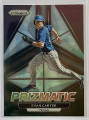 Evan Carter #P16 Baseball Cards 2023 Panini Prizm Prizmatic Prices