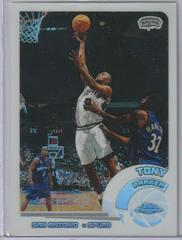 Tony Parker [White Refractor] Basketball Cards 2002 Topps Chrome Prices