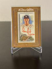 Aaron Judge [Red Ink] #MA-AJ Baseball Cards 2022 Topps Allen & Ginter Mini Autographs Prices